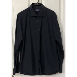 Roberto Cavalli Class long sleeve button down dress shirt 17 inch neck cotton